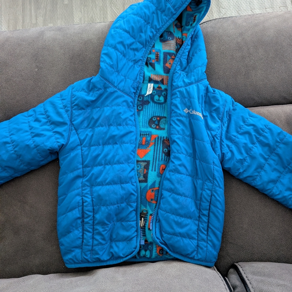 Columbia Bright Blue Quilted Jacket